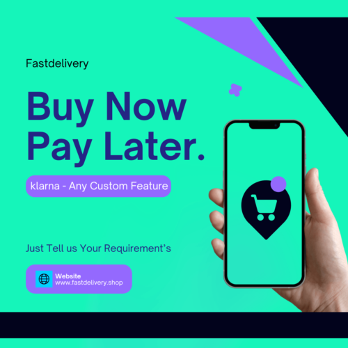 Buy Now Pay Later By Klarna With Fastdelivery