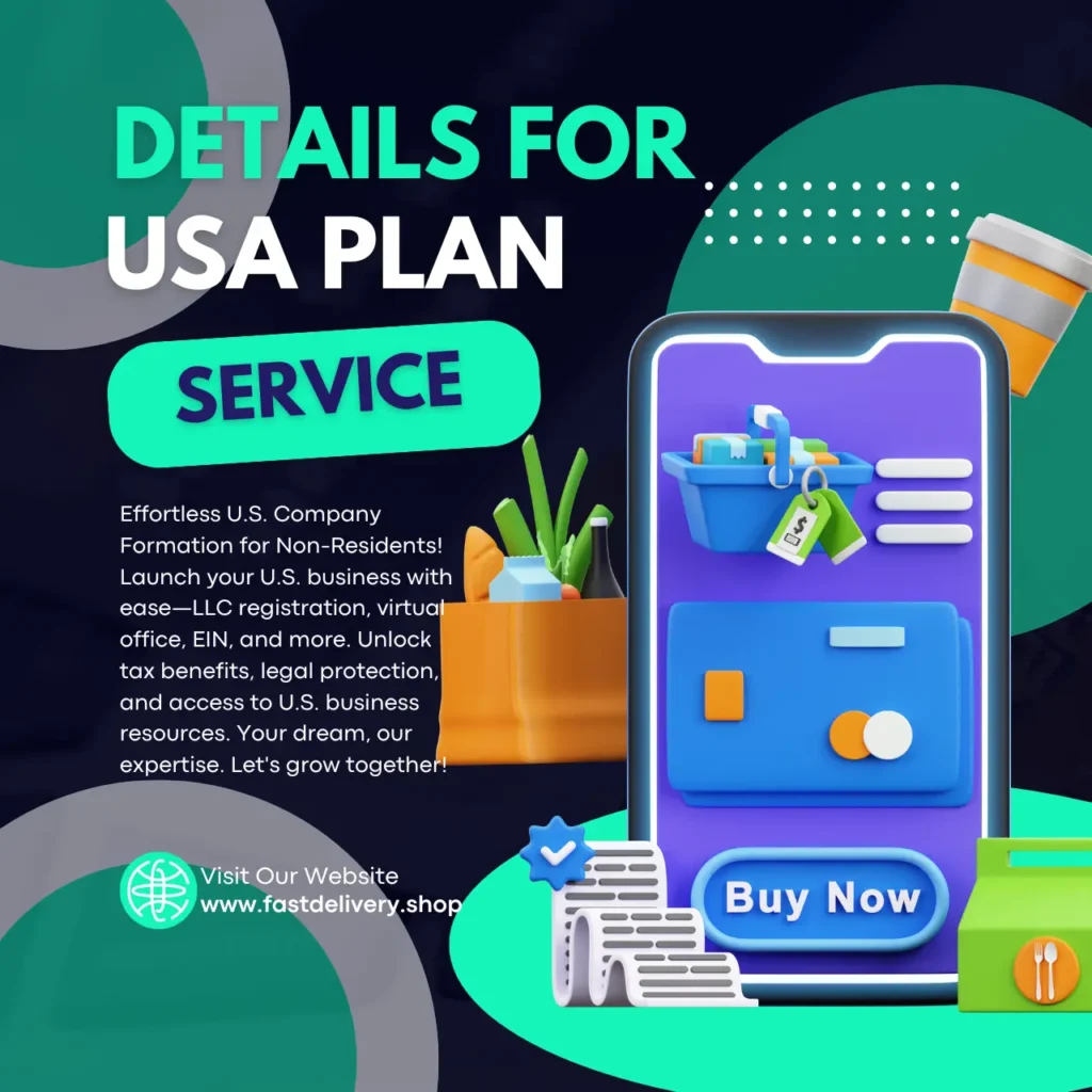 USA Company Formation for Non USA by Fastdelivery Shop